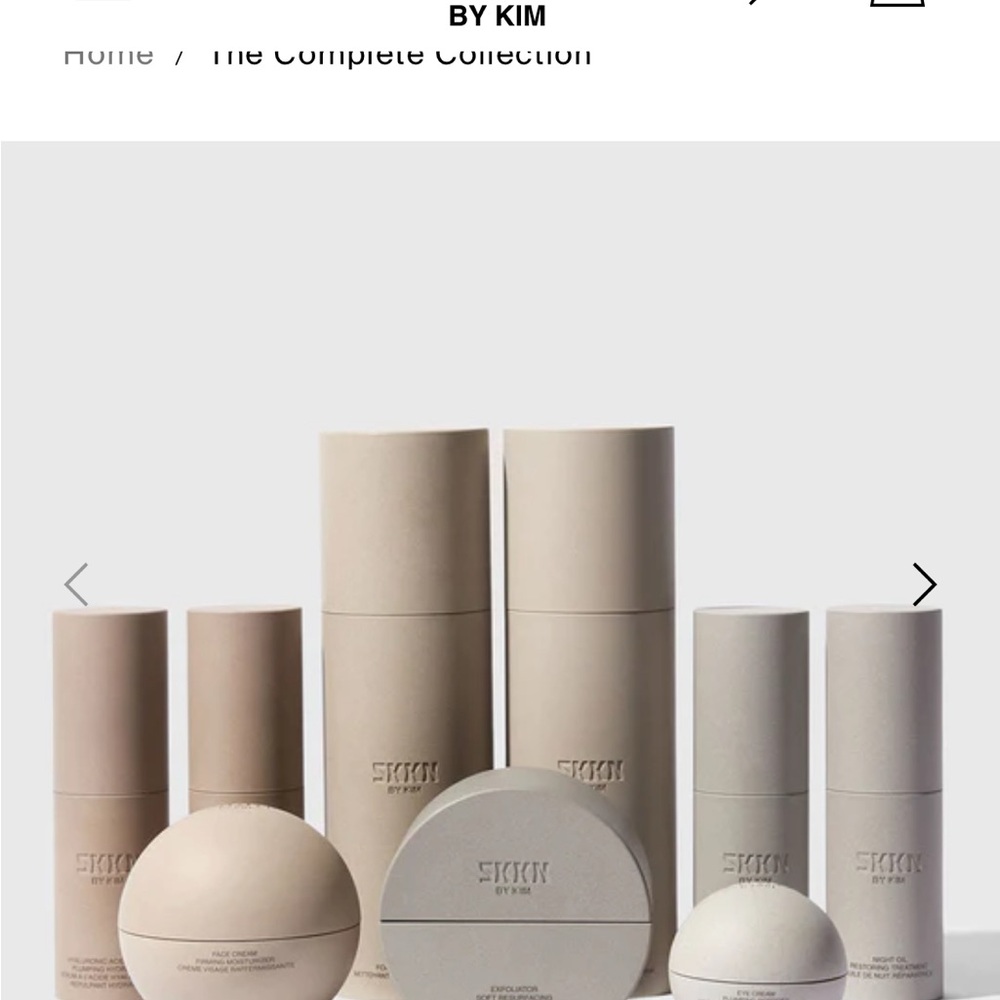 Tan and Cream Cleanser & Exfoliant Skincare Set
